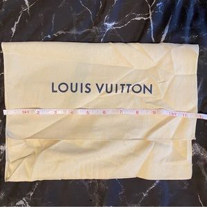 Authentic Louis Vuitton dust bag